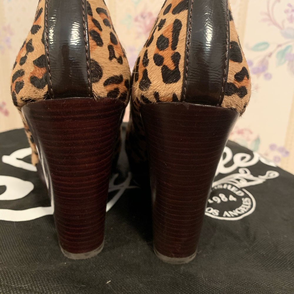 Leopard Print Wedge - image 5